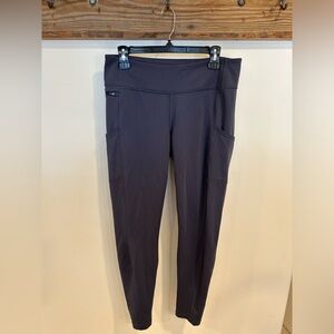 Patagonia blue /gray women’s large exercise tights